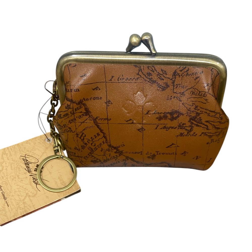 NWT Patricia Nash Sig Map Coin Purse